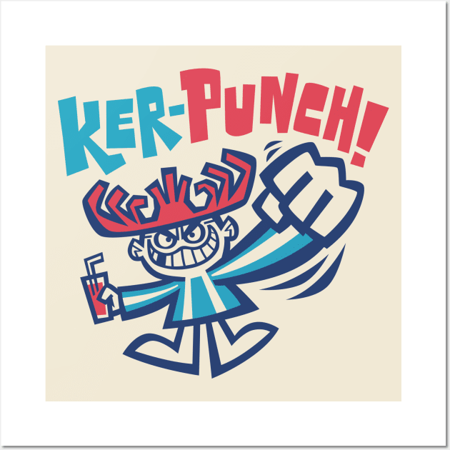 Ker-PUNCH! Wall Art by Jon Kelly Green Shop